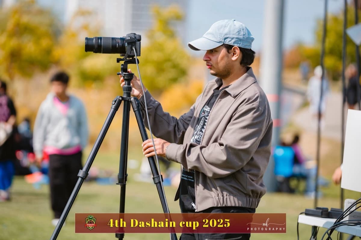 Click & Cast cameraman at work